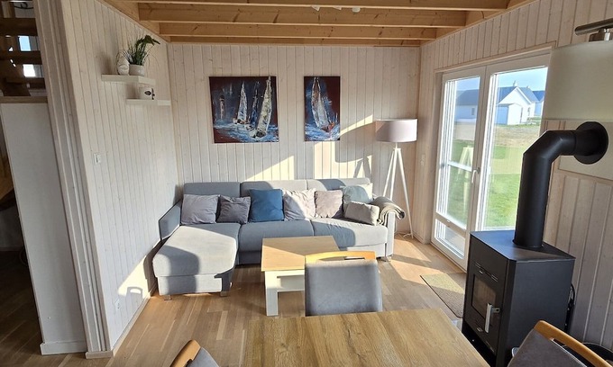 Olpenitz House | Frische Brise - Freistehendes Haus, Infrarot-sauna, Kamin, Badewanne, Terrasse
