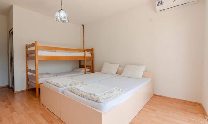 Ohrid Villa | Family Room with Balcony