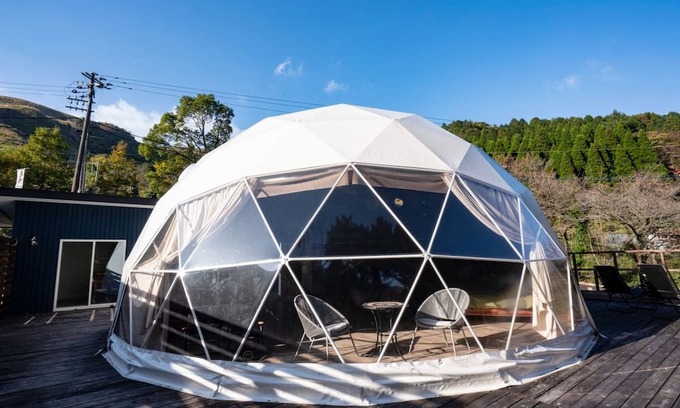 Aso RV Rental | Kishimadake Big Dome Tent / Aso City Kumamoto
