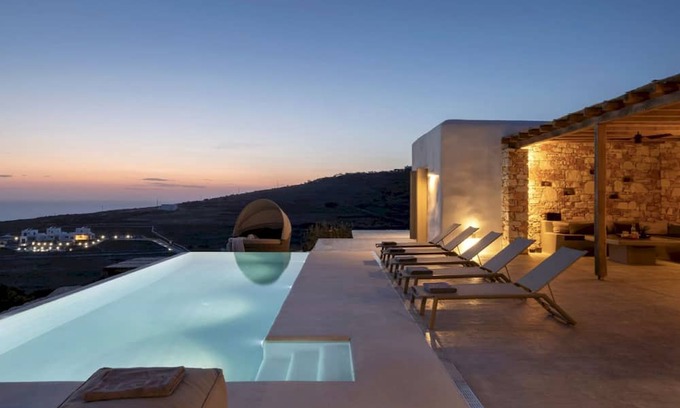 Krotiri Villa | Krotiri Villa White with sea view