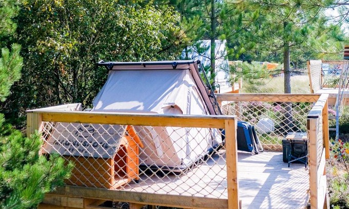 Steenodde RV Rental | Dünen Logdes bis 2 Personen - Dünencamping Amrum