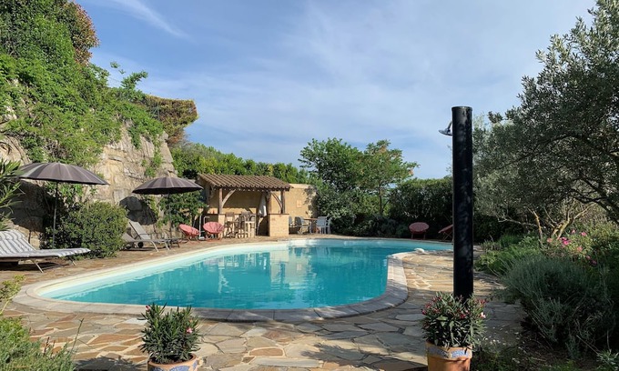 Saint-Sauveur-de-Cruzieres Cottage | LA PATISSERIE with private terrace and barbecue/shared pool