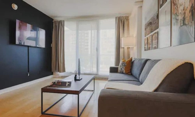 Ahuntsic Apartment | Acadie District 1-Bedroom Condo