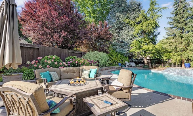 Eagle House | Spacious Eagle Home with Hot Tub