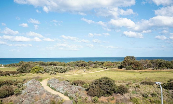 Torquay House | Absolute beachfront Views , Bohemian charm on the Esplanade.