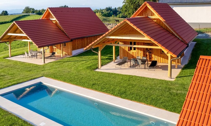 Rassach House | Chalet in Stainz mit Pool