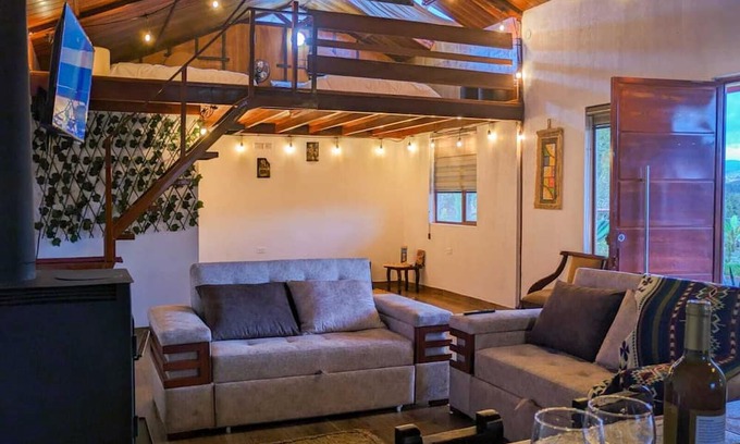 Latacunga Cabin | Ciela's Cabin with Jacuzzi Minigolf (pet friendly)
