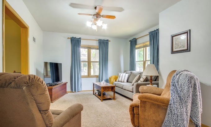 Rock Rapids House | Deck & Spacious Yard: Family Home in Rock Rapids!