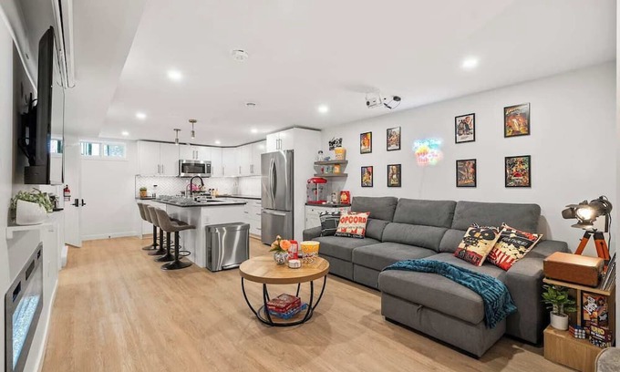 Edmonton House | Private theatre, themed rooms, and comfort near Whyte Ave & Downtown