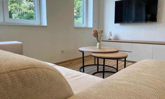 Wiesloch Apartment | Beautiful 70 sqm newly built apartment with terrace in the countryside | 20 min to Heidelberg