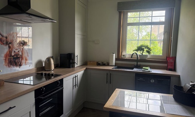 Dalavich Apartment | Luxury Flat - Baker St-StirlingnKick back and relax in this calm, restful space.