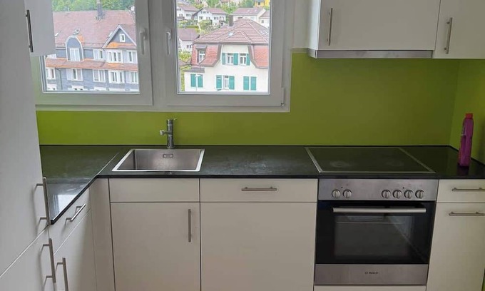 Herisau House | book2stay: Apartment 3 bedrooms + Kitchen + parking space