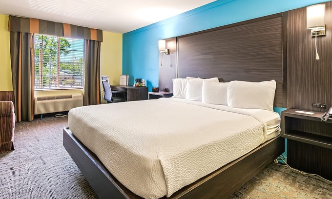 Crawfordville Hotel | Spacious King Suite with Sofa Sleeper – Comfort & Flexibility - Wildwood Inn