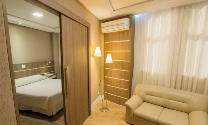 Civic Center Hotel | Romantic Urban Retreat: Curitiba Double Suite with Space, Style & Comfort