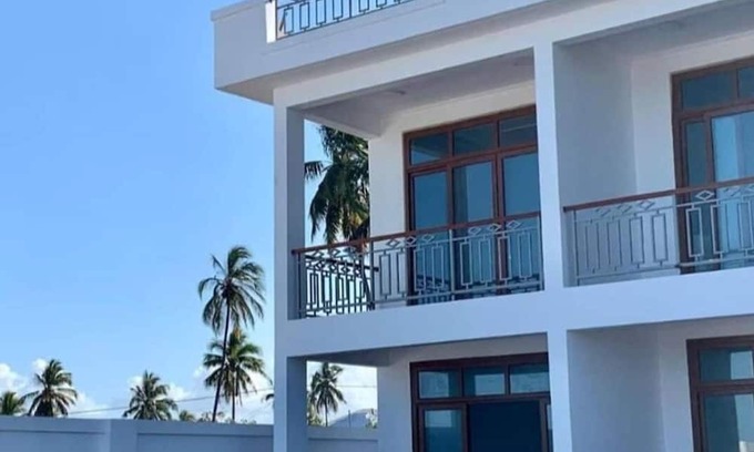 Pwani Mchangani Villa | Villa Blue FishnIt's is Beach Front Villa with Swimming Pool suitable for famil