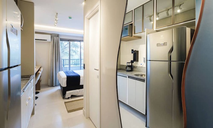 Santo Amaro Apartment | Your studio well located in SP! |Vacancy| Air |Wifi| Subway |Consulate| Cinema