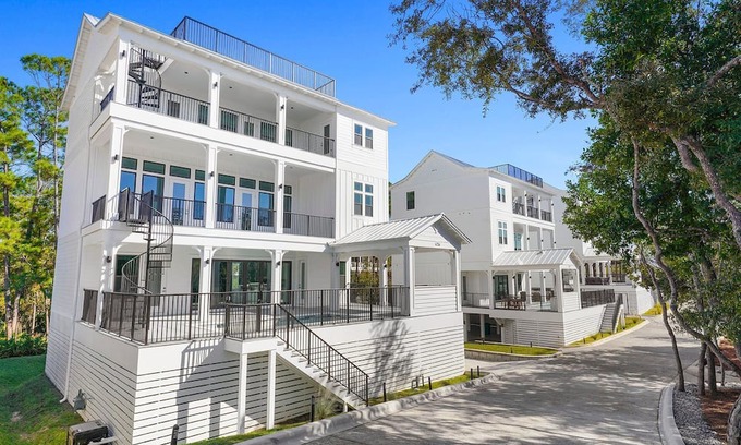 Dune Allen Beach House | Pet-Friendly Luxury Vacation House on 30A with Private Pool and Beach View