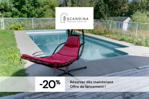 Sainte-Marcelline-de-Kildare Ski Chalet | Piscine Lac des Français Chalet Menoua